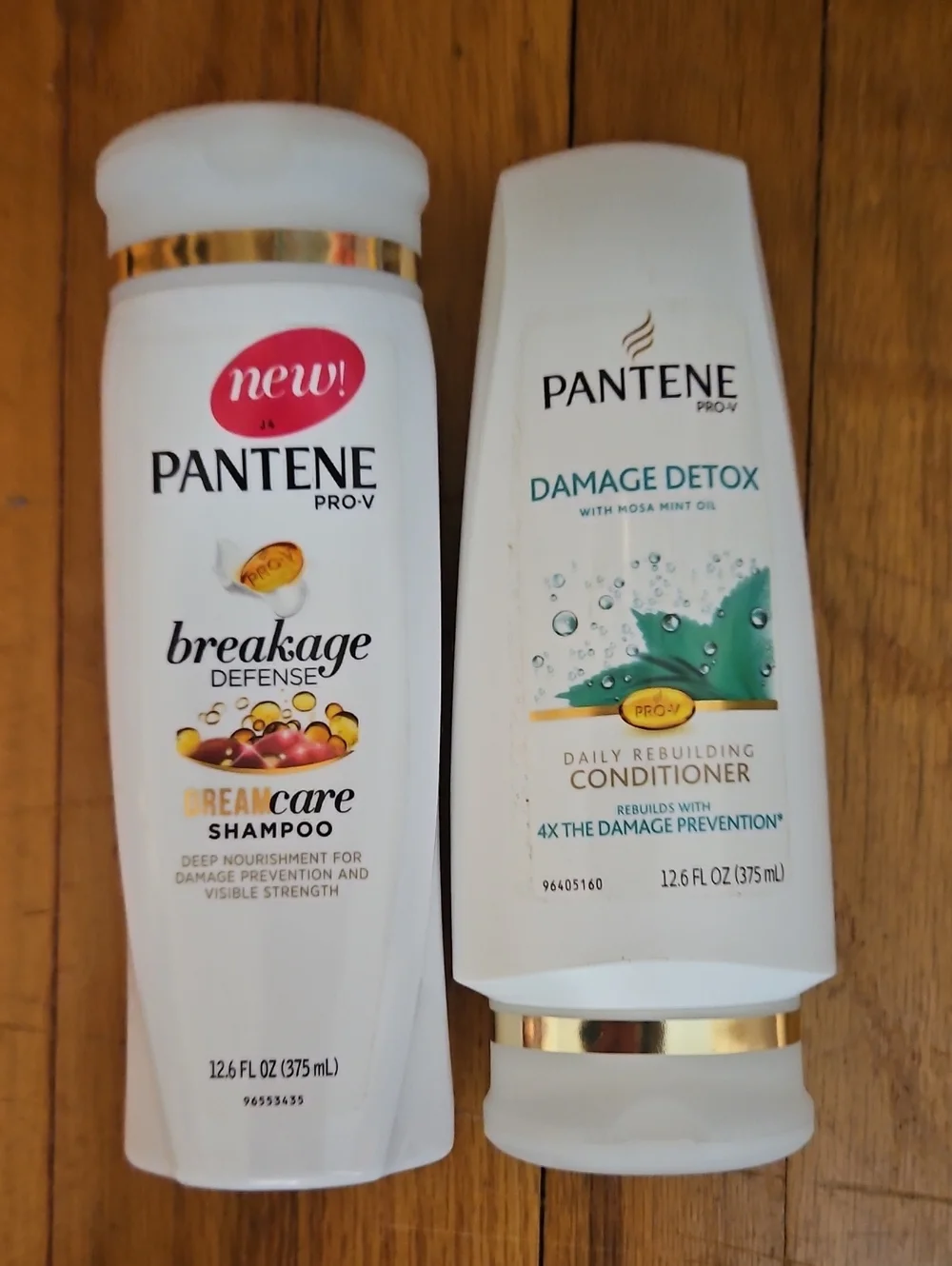 Pantene Damage Detox Conditioner & Breakage Defense Shampoo